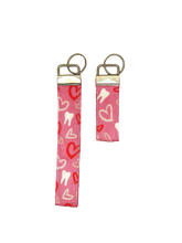 Load image into Gallery viewer, Valentine's Keyfob Wristlet