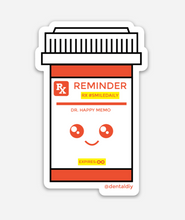 Load image into Gallery viewer, Prescription Bottle Kawaii Stickers