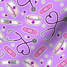 Load image into Gallery viewer, Purple Nurse Face Mask
