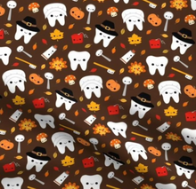 Load image into Gallery viewer, Thanksgiving Teeth Scrub Cap