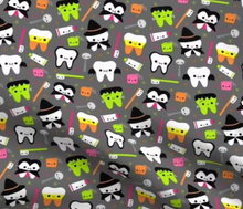 Load image into Gallery viewer, Gray Halloween Teeth Face Mask