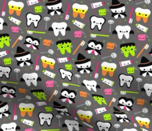 Load image into Gallery viewer, XL Scrunchie Halloween (Gray)