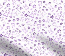 Load image into Gallery viewer, XL Scrunchie Purple Flowers