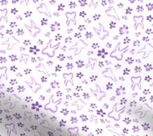 Load image into Gallery viewer, Purple Flowers Scrub Cap