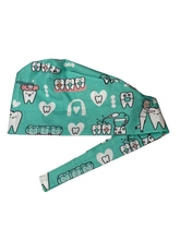 Load image into Gallery viewer, Tooth Scrub Cap (White, Pink, Green)