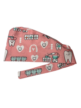 Load image into Gallery viewer, Tooth Scrub Cap (White, Pink, Green)