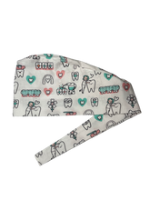 Load image into Gallery viewer, Tooth Scrub Cap (White, Pink, Green)